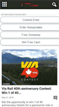 Mobile Screenshot of contestsincanada.com